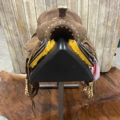 Double T 13 Inch Cheetah Roughout Saddle -Heydudes Cowboy Shop Front 39c989b9 9e8f 4727 a97b af20ebf409e3