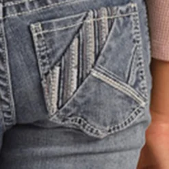 Girls Rock & Roll Fashion Boot Cut Stretch Jeans -Heydudes Cowboy Shop G5 3711 P