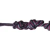 Professional's Choice Black Charcoal And Burgundy Rope Halter