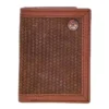 Hooey Basket Weave Trifold Wallet