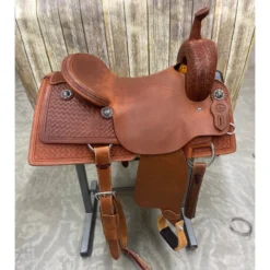 HR Saddlery 16.5 Inch Signature Cutting Saddle -Heydudes Cowboy Shop IMG 8571