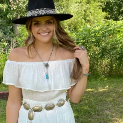 White Maxi Dress -Heydudes Cowboy Shop IMG 9116