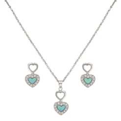 Montana Silversmiths Montana Silver River Lights In Love Jewelry Set