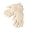 Tan And White Roping Gloves