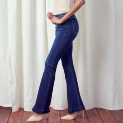 KanCan Mid Rise Button Up Flare Jean 7 KanCan Mid Rise Button Up Flare Jean -Heydudes Cowboy Shop KC7338Da