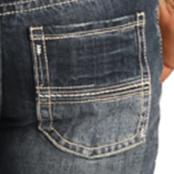 Men's Rock N Roll Relaxed Fit Straight Leg Jeans 5 Men's Rock N Roll Relaxed Fit Straight Leg Jeans -Heydudes Cowboy Shop M1P9861 P