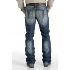 Cinch Men's Ian Dark Stone Wash Jeans