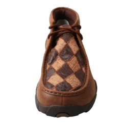 Twisted X Men's Diamond 2 Tone Patch Moc -Heydudes Cowboy Shop MDM0048 5