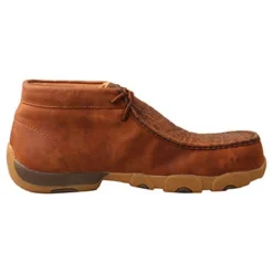 Twisted X Men's Tan And Bull Nano Safety Toe Moccasin -Heydudes Cowboy Shop MDMNT01 4
