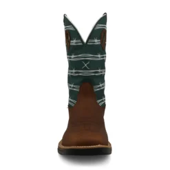 Twisted X Brown And Green-Blue Tech X Boot -Heydudes Cowboy Shop MXWW001 05