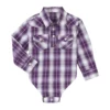 Wrangler Infant Purple Onesie