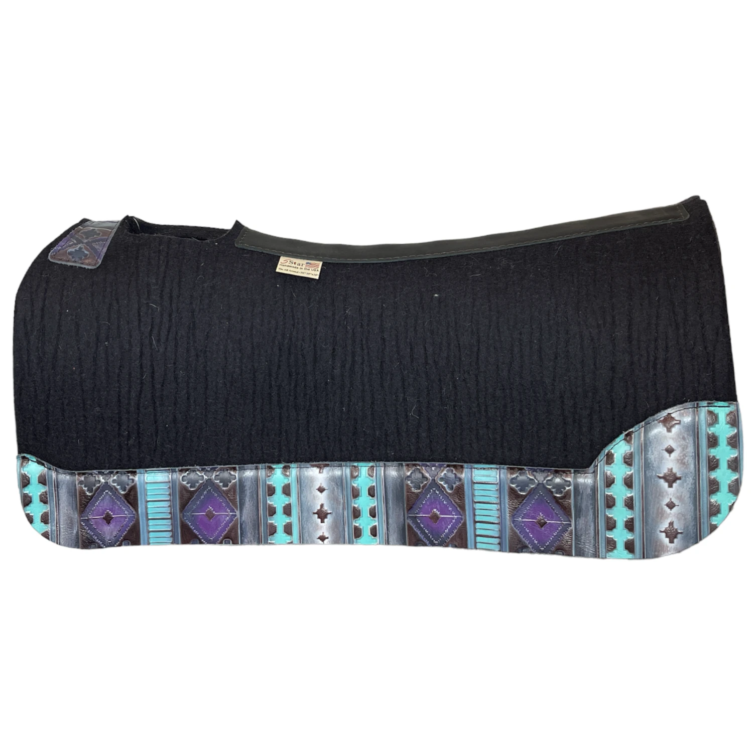 5 Star All Around Pad Black With Navajo Leathers 1 5 Star All Around Pad Black With Navajo Leathers
