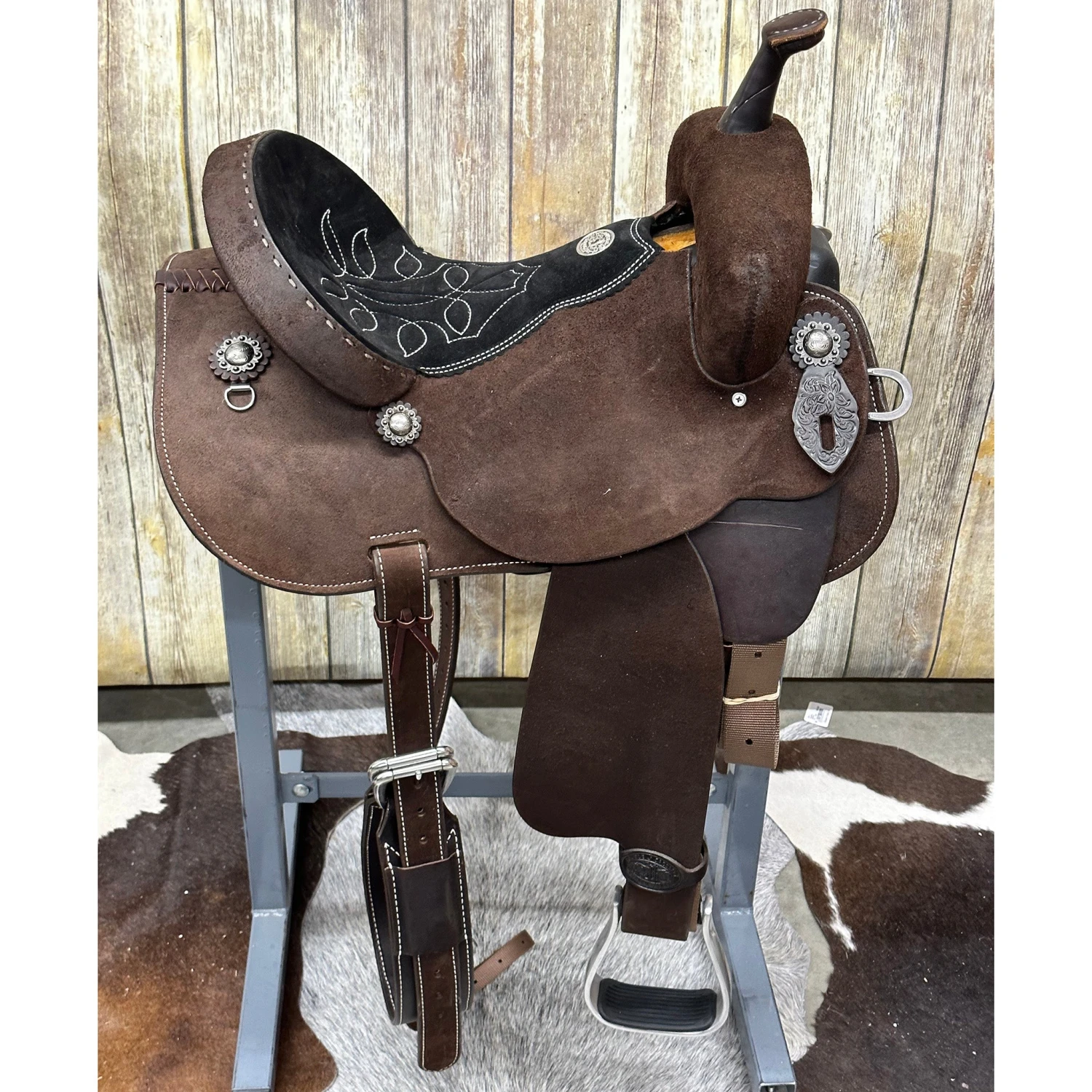Double J 14 Inch Pozzi Roughout Barrel Saddle 2 Double J 14 Inch Pozzi Roughout Barrel Saddle - Image 2