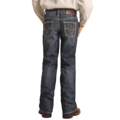 Boy's Rock & Roll Denim Dark Vintage Jeans