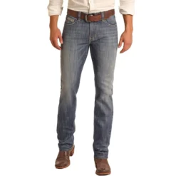 Rock & Roll Denim Men's Revolver Jean -Heydudes Cowboy Shop RRMD1RR0LN A 57830
