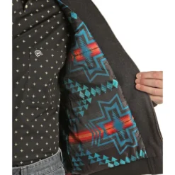 Panhandle Black Bomber Coat -Heydudes Cowboy Shop RRMO92RZX1 B