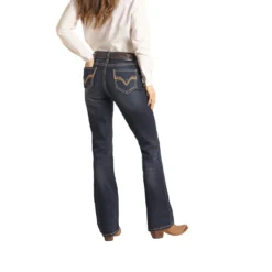Ladies Cheetah Pocket Riding Jean