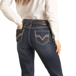 Ladies Cheetah Pocket Riding Jean -Heydudes Cowboy Shop RRWD4RR0KM 1