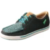 Twisted X Women's Dark Teal Tooled Kicks