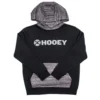 Youth Hooey Black And Grey Lock Up Hoodie