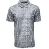 Hooey Two Tone Grey Aztec Polo
