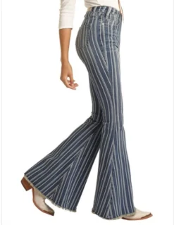 Blue Stripe Bell Bottoms Jeans -Heydudes Cowboy Shop Screenshot2022 07 13141803