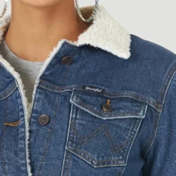 Wrangler Women's Denim Sherpa Jacket 6 Wrangler Women's Denim Sherpa Jacket -Heydudes Cowboy Shop Screenshot2023 01 06145330
