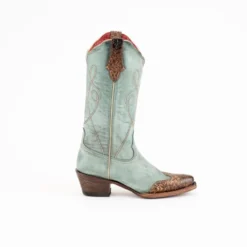 Dusty Blue Tooled Tip Western Ferrini Madison Boots 4 Dusty Blue Tooled Tip Western Ferrini Madison Boots -Heydudes Cowboy Shop Screenshot2023 01 25124058