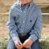 Cinch Boys Blue Shirt