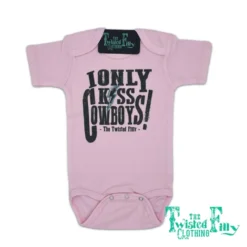 The Twisted Filly "I Only Kiss Cowboys!" Onesie