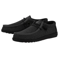 Heydude Hey Dude Black Micro Wally Sox Casual Shoe