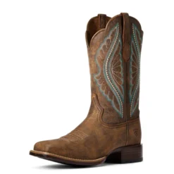 Ariat Women's Tack Room Brown PrimeTime Square Toe Boots