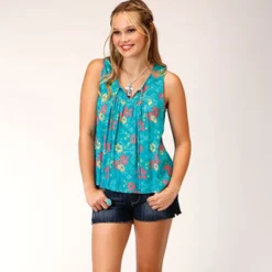 Roper Women's Tropical Aztec Top