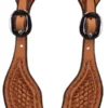 Ladies Light Oiled Basket Weave Spur Strap