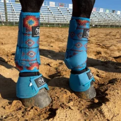 Top Hand Turquoise Aztec Front Boots -Heydudes Cowboy Shop THFRTA2