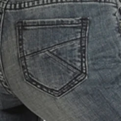 Rock & Roll Cowgirl Boot Cut Jr. Mid Rise Trouser 5 Rock & Roll Cowgirl Boot Cut Jr. Mid Rise Trouser -Heydudes Cowboy Shop W8M1710 p