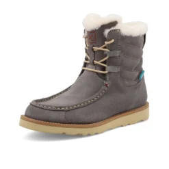 Twisted X Ladies 6" Brushed Nickel Wedge Winter Boot
