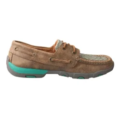 Twisted X Women's Bomber And Teal Fish Scale Look Driving Moc -Heydudes Cowboy Shop WDM0067 RT 1024x1024 b8416040 ebb7 4630 a4b9 2a5a7ad925ff