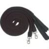 Black Cotton Split Reins