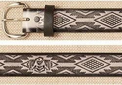 Aztec Gray Beige Belt 1 Aztec Gray Beige Belt