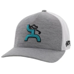 Hooey Golf Grey & White Youth Cap