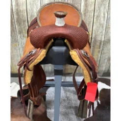 HR Saddlery 15.5 Inch Basic Association Saddle -Heydudes Cowboy Shop assocfront