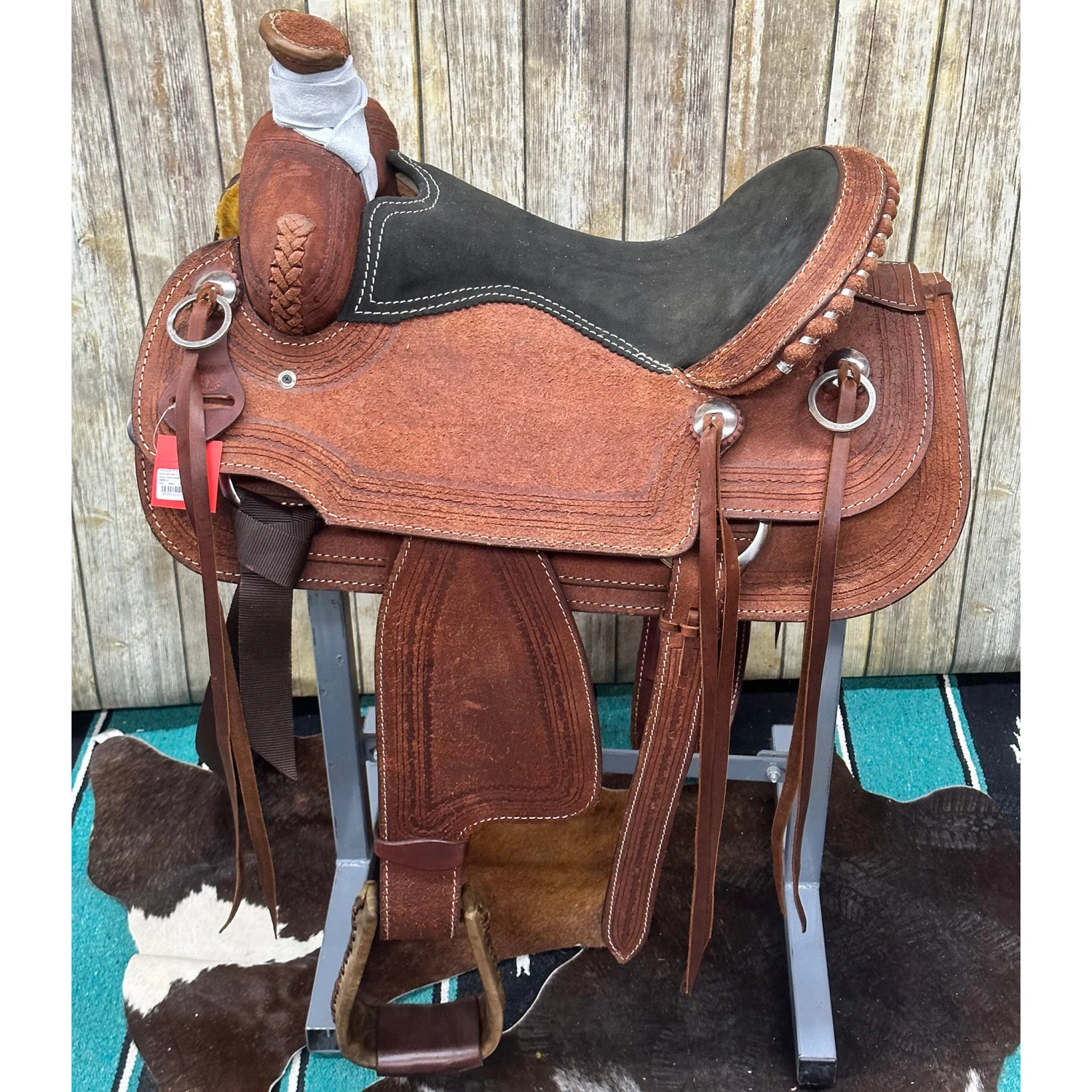 Paul Taylor 16.5 Inch Roping Saddle 1 Paul Taylor 16.5 Inch Roping Saddle