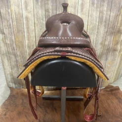 HR Saddlery 16 Inch Signature Cow Horse Saddle 9 HR Saddlery 16 Inch Signature Cow Horse Saddle -Heydudes Cowboy Shop back 2ee54b7e c0bd 4e41 a98a 6bf0e8796d12