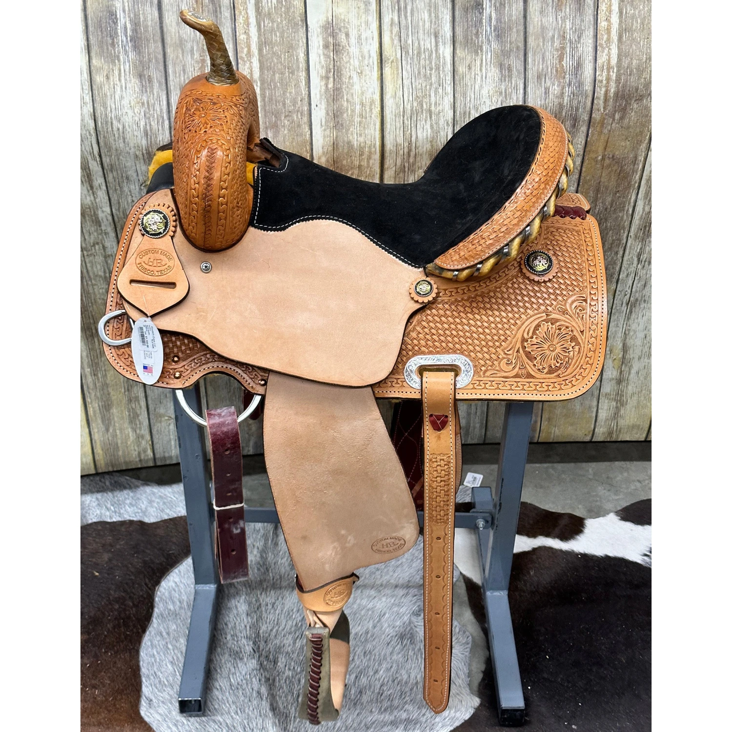 HR Saddlery 14.5 Inch Barrel Saddle 1 HR Saddlery 14.5 Inch Barrel Saddle