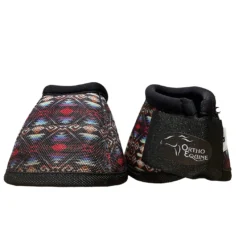 Ortho Equine Pendleton Black & Pink Bell Boot