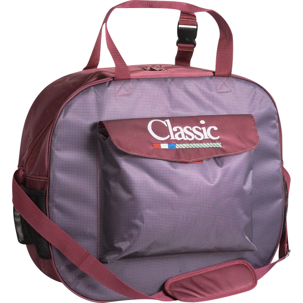 Classic Equine Classic Grey Checker Merlot Basic Rope Bag 1 Classic Equine Classic Grey Checker Merlot Basic Rope Bag