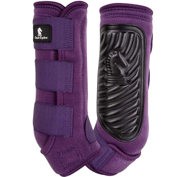 Classic Equine Eggplant ClassicFit Hind Boots 1 Classic Equine Eggplant ClassicFit Hind Boots