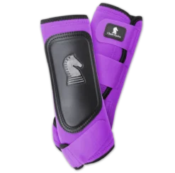 Classic Equine Purple Cross Fit Hind Boots