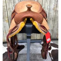 HR Saddlery 15 Inch Basic Ranch Cutting Saddle -Heydudes Cowboy Shop cutterfront ba717510 610d 4919 9ce8 33034ea3fcea